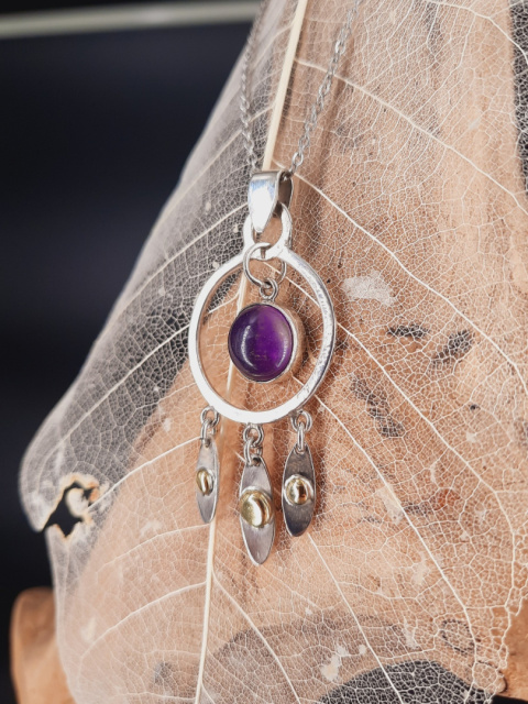 Łapacz snów ametyst